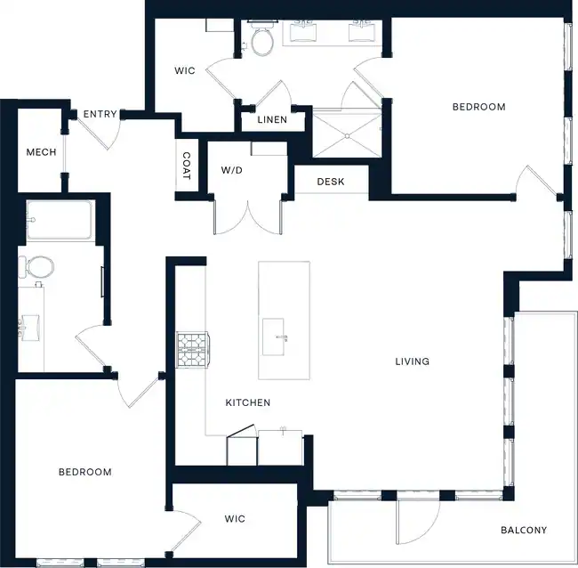 B2E 465 floor plan