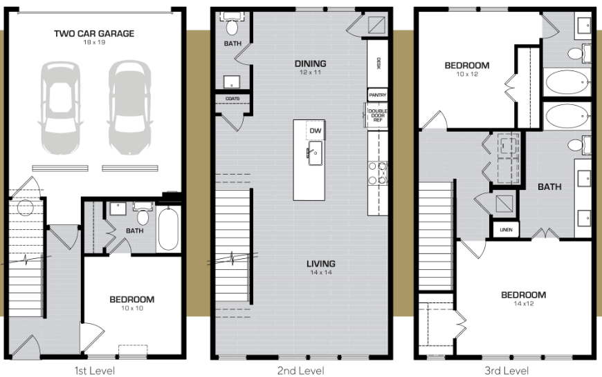 3BR/4BA 10111 floor plan