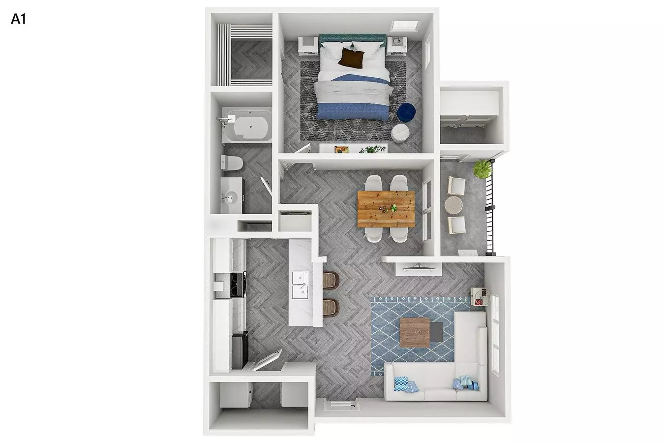 Unit 1432 1432 floor plan