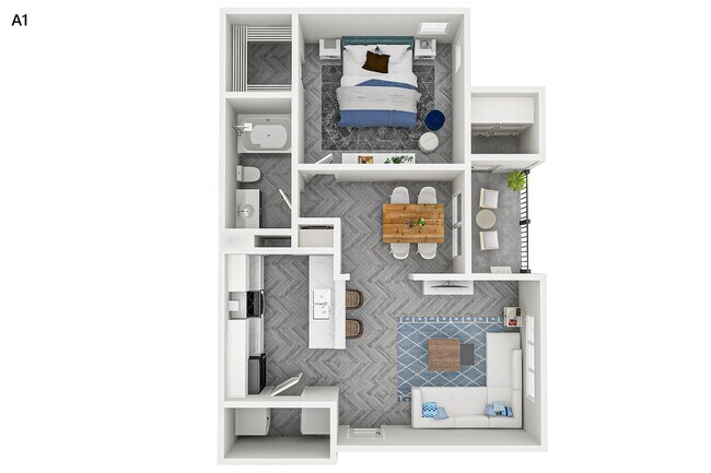 Unit 1834 1834 floor plan