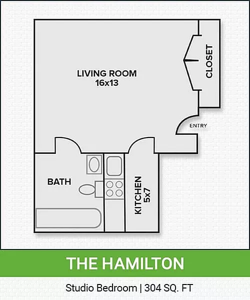 Unit 2-205A 2-205A floor plan