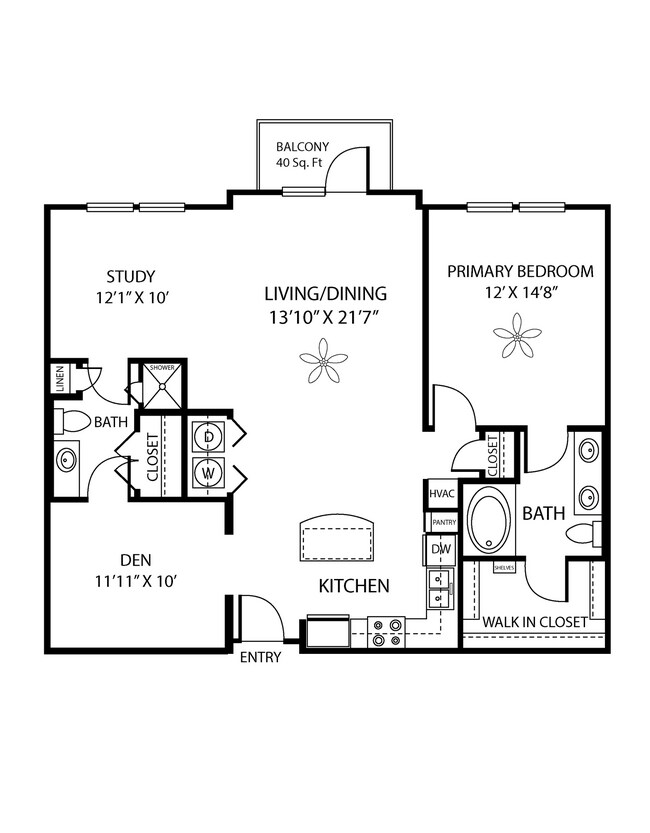 Unit 3205 3377 floor plan
