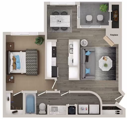 A2 2401-1417 floor plan