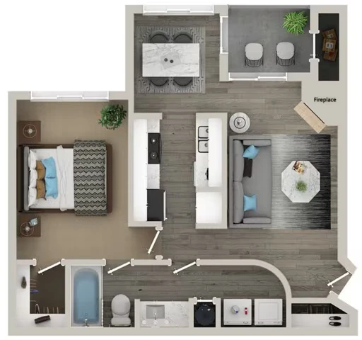A2 2401-1417 floor plan