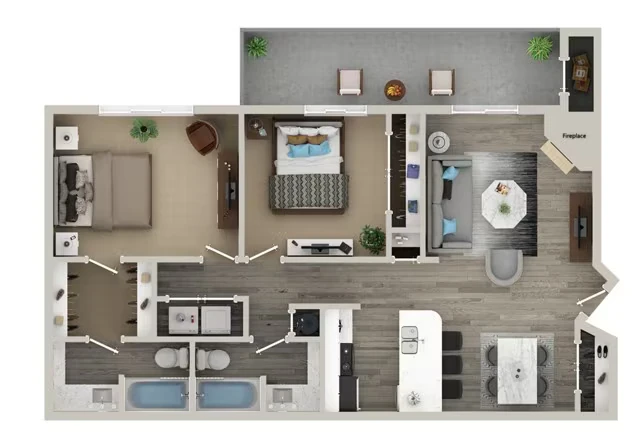 B1 2400-1318 floor plan