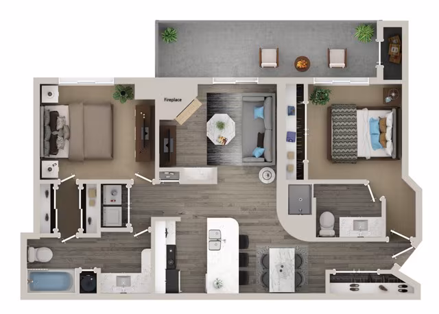 Unit 2402-304 2402-304 floor plan