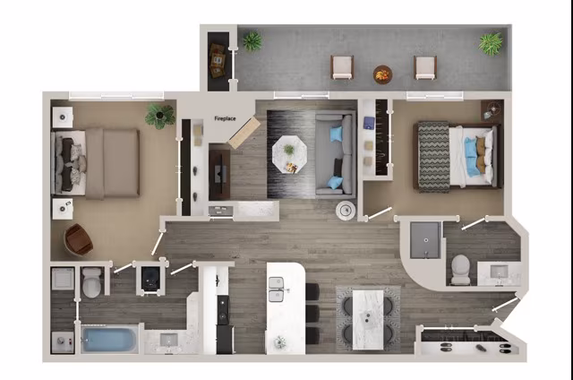 Unit 2301-517 2301-517 floor plan