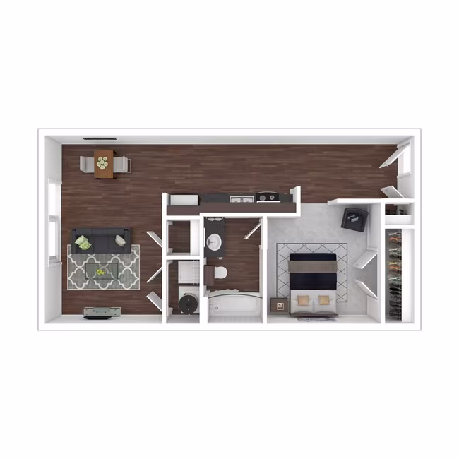 Studio • 1 Bath 3115 floor plan