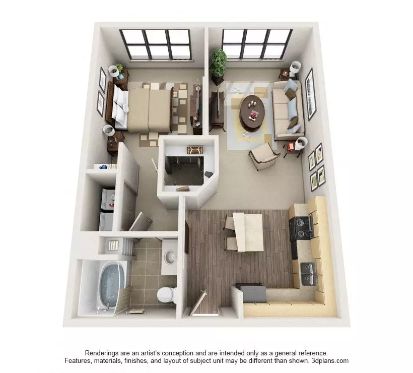 Unit 3-314 1-136 floor plan
