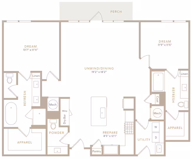 Unit 1303 1303 floor plan
