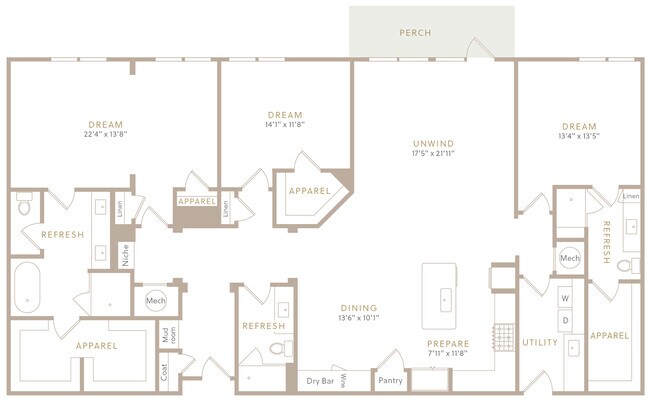 PH8 1306 floor plan