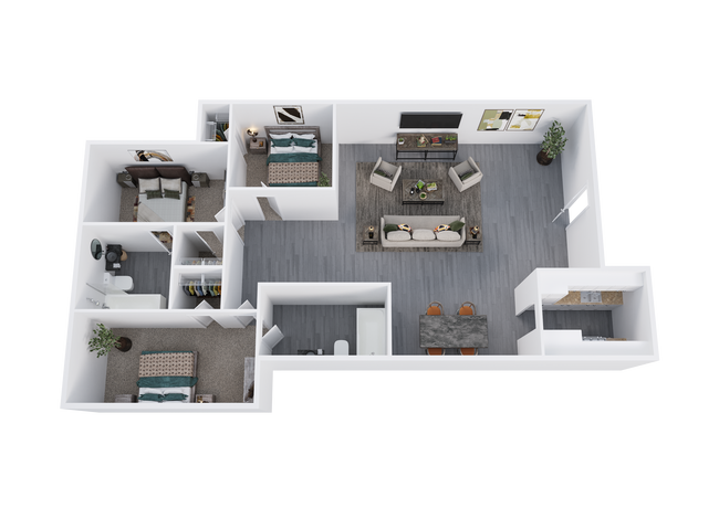 Unit 634F 634F floor plan