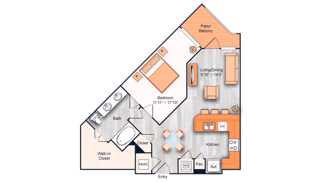 Unit 4113 4113 floor plan