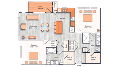 B2 2120 floor plan