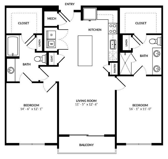 Unit 2050 2050 floor plan