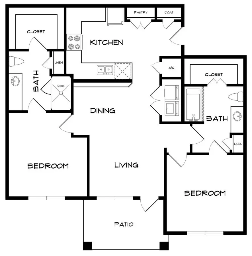 B2 624 floor plan