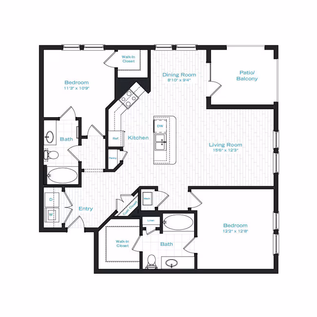 Unit 1060 1060 floor plan