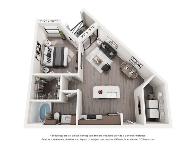 Unit 2114 2114 floor plan