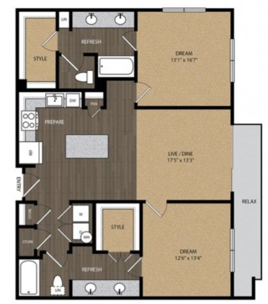 Unit 3101 3101 floor plan