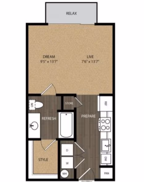 Unit 3114 2120 floor plan