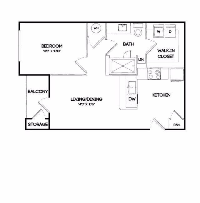 Unit 4204 6306 floor plan