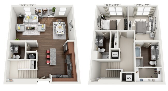 Unit 1547 1547 floor plan