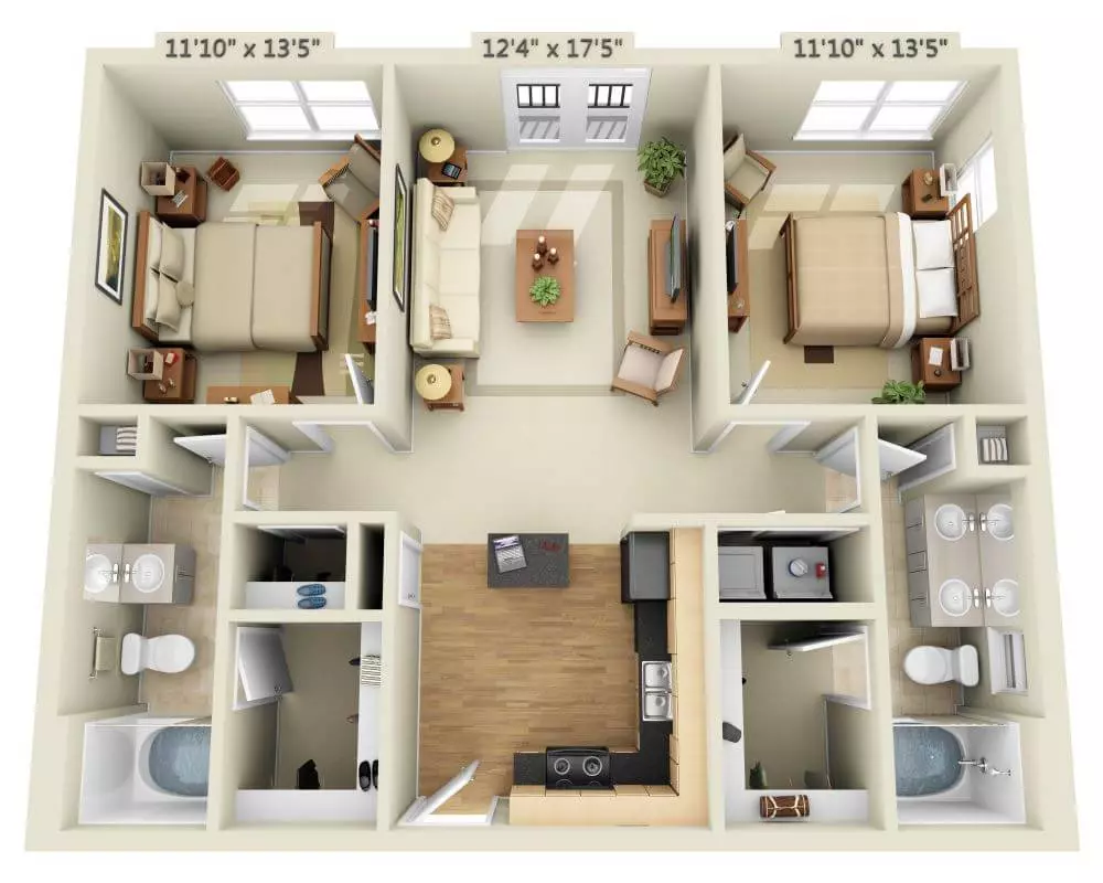 Unit 2329 2329 floor plan
