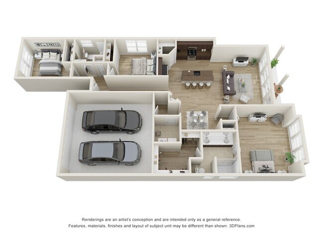 Unit 2316CW 2301CC floor plan