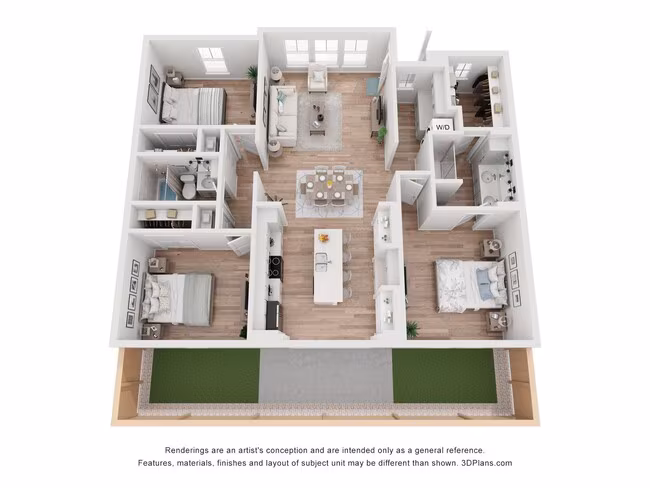 C1 009165PW floor plan