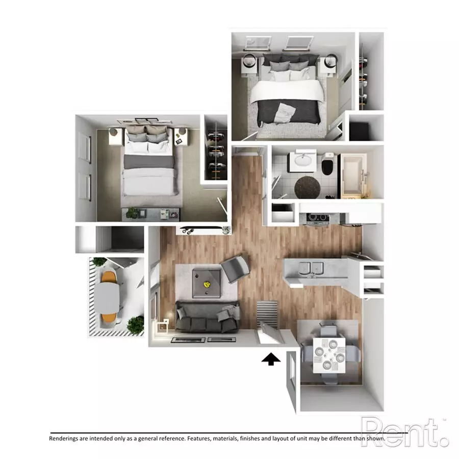 B1R 231 floor plan