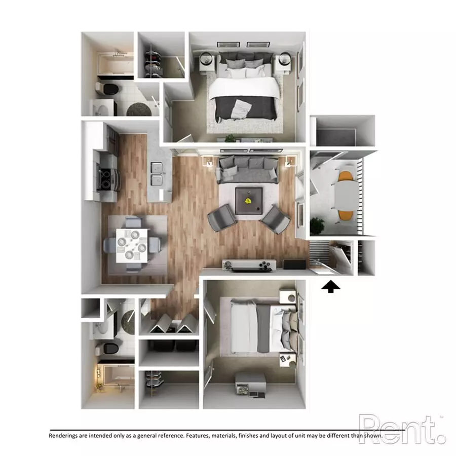 B2R 834 floor plan