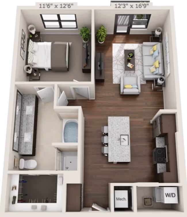 Unit 5217 5217 floor plan