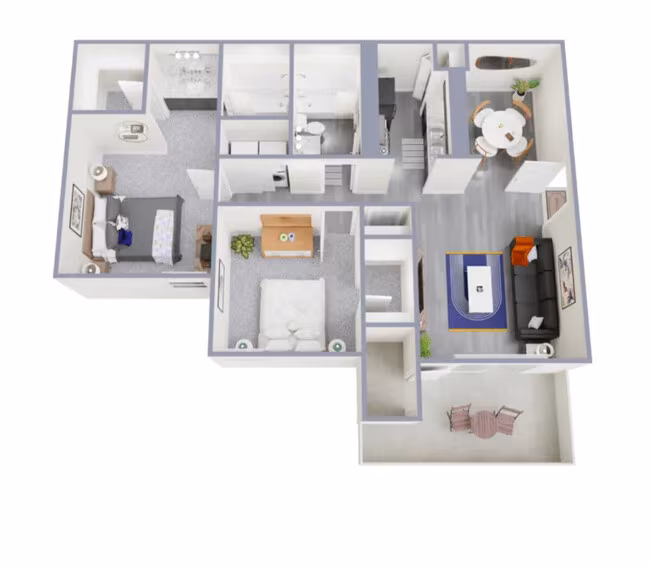 Unit 7307 7307 floor plan