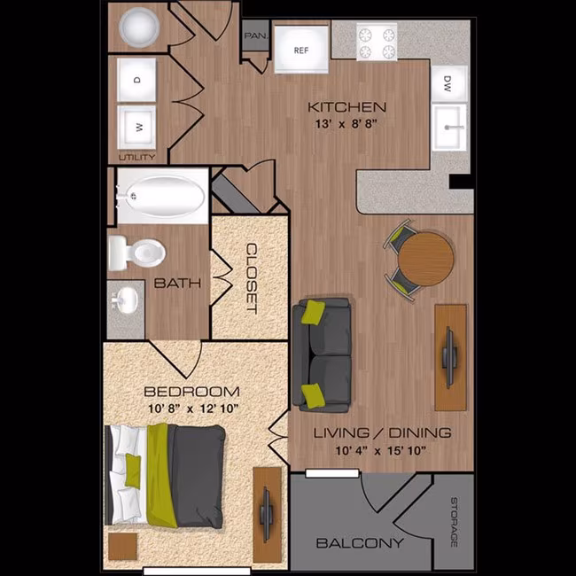 A1 1199 floor plan
