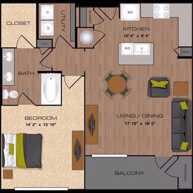 A5 1161 floor plan