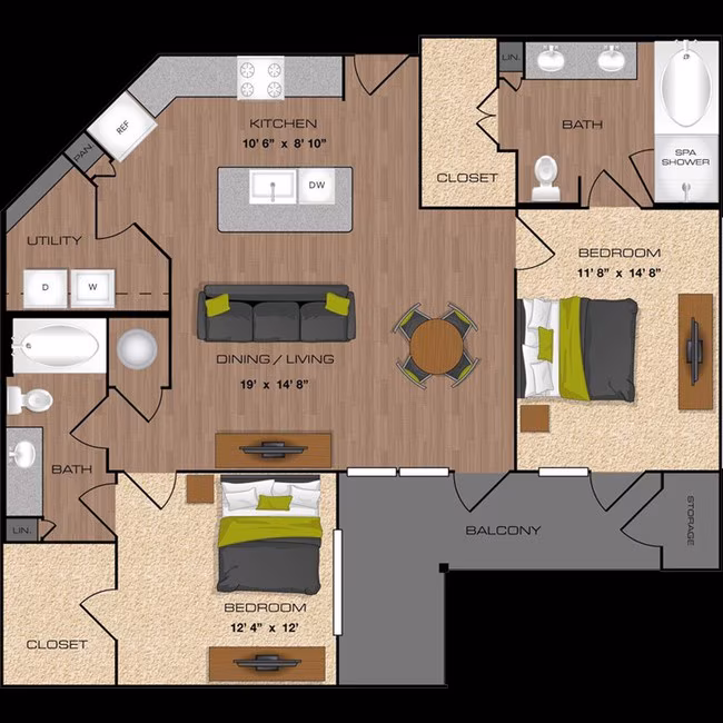 B5 1140 floor plan