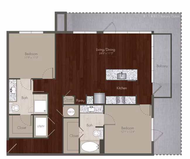 B1 306 floor plan