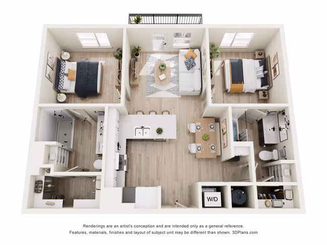 Unit 1202 4312 floor plan