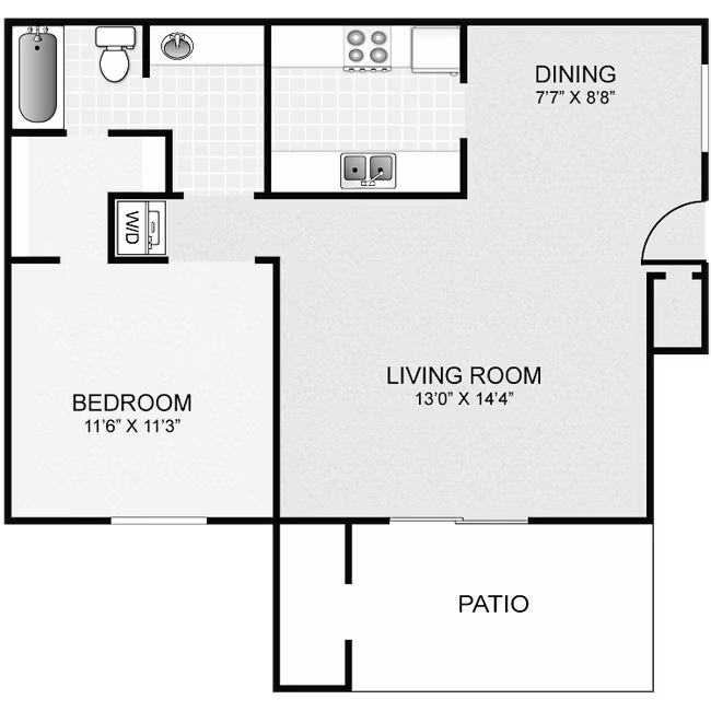 1.1A Q-203 floor plan