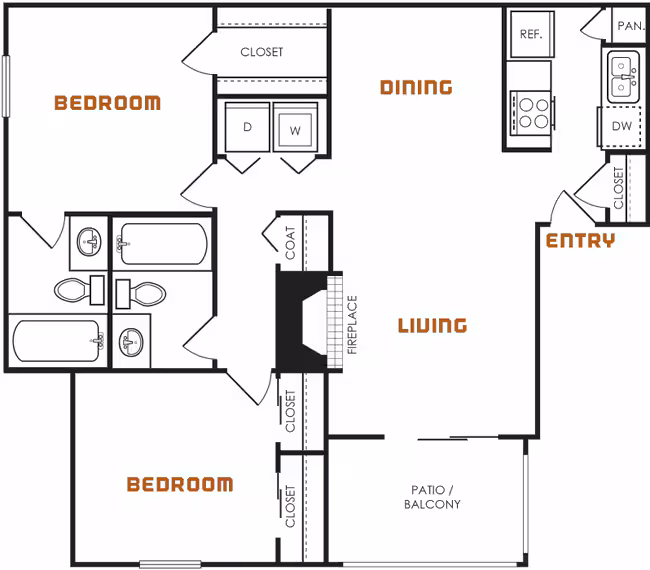 Unit 2074 2074 floor plan