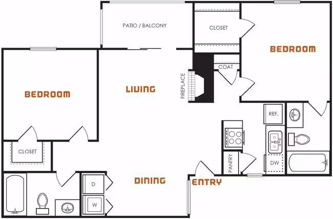 Unit 2098 2098 floor plan