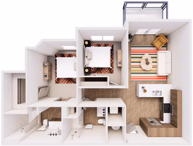 Unit 1301 1301 floor plan