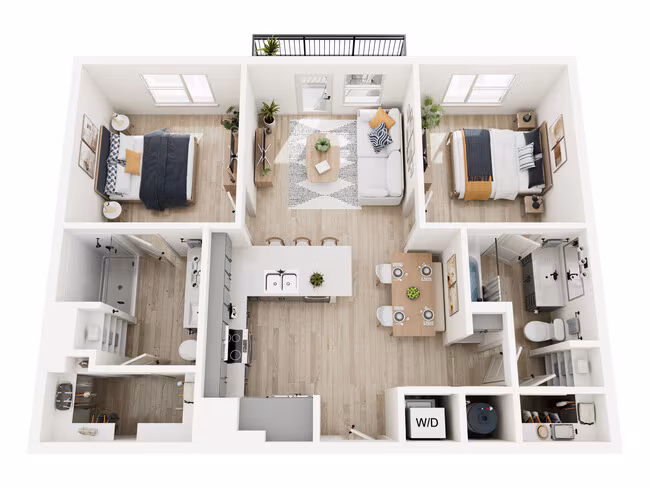 Unit 1217 1217 floor plan