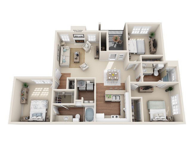 Unit 1221 1221 floor plan