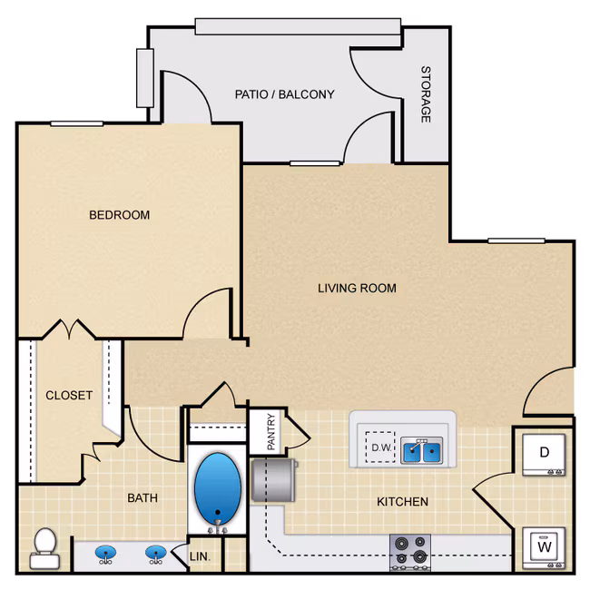 Unit 1926 1926 floor plan