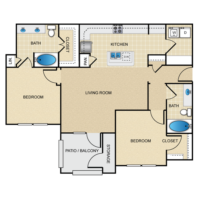 Unit 0131 1221 floor plan