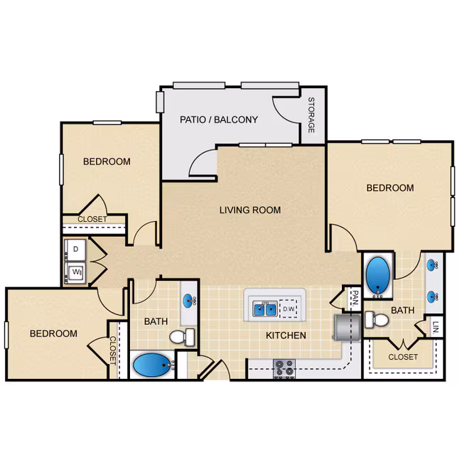 Unit 1937 1937 floor plan