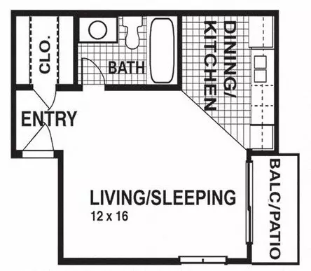 E1 1601 floor plan