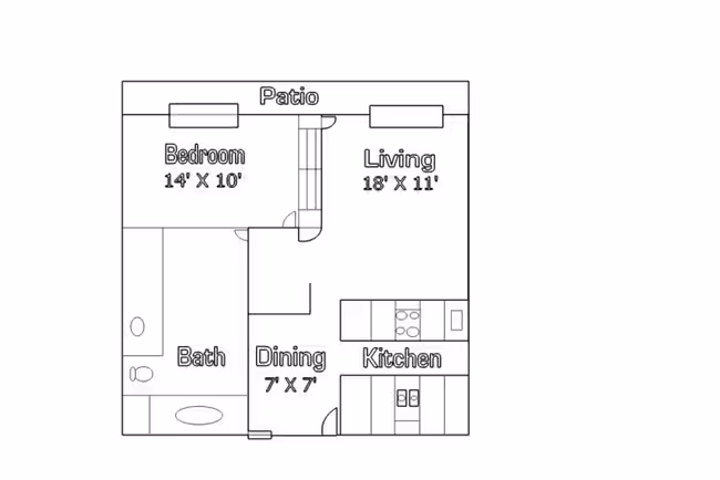 A2 223 floor plan