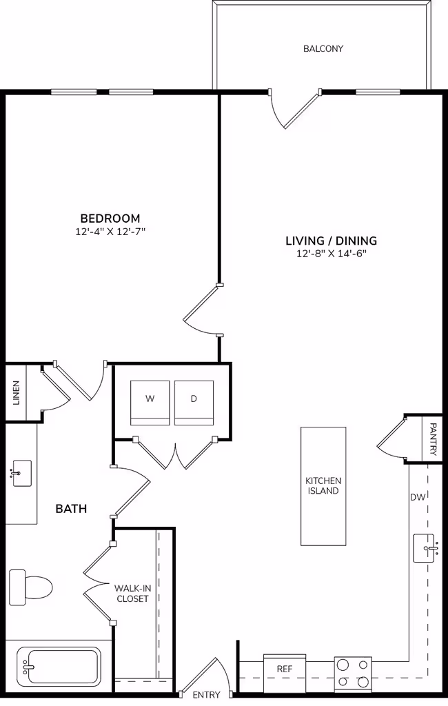 A1 2107 floor plan
